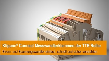 Klippon® Connect TTB  Range || Für die Verdrahtung von Messwandlern