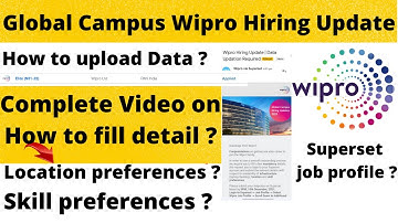 Complete Video on Wipro Elite 2022 Data Updation | Wipro NLTH Hiring Update | Global Campus Hiring