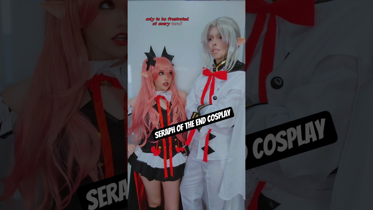 Relentlessly competing | Krul Tepes & Ferid Bathory #cosplay #shorts | Owari no Seraph