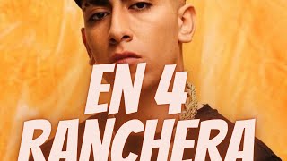 Video thumbnail of "En 4 (En Cuashtro) Remix Ranchero - Jordan 23 / Ariel Aqueveque"