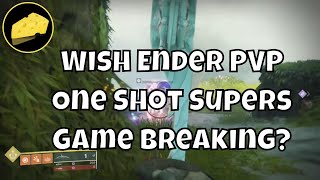 Wish Ender One Shot Supers PVP - 1 Body Hit Through Walls In Crucible - Game Breaking?