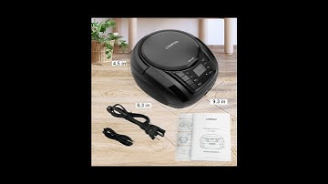 📀 Lettore CD Portatile Bluetooth con Radio Boombox Stereo | Display LCD, USB, AUX-IN e Cuffie