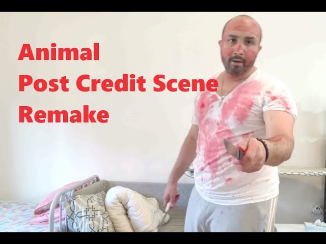 Animal Post Credit Scene Remake - Aziz | Animal Park | Sohaib Vines | Animal all BGMs class=