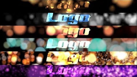 Bokeh Particle Logo Pack Premiere Pro Templates