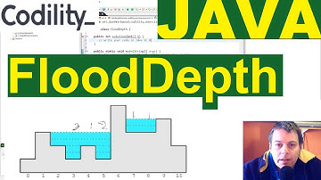 Codility FloodDepth Java solution