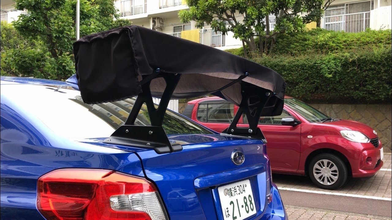 Wrx Sti Vab 自作gtウイングカバー Youtube