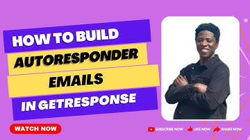 How to build Autoresponder Emails in GetResponse | GetResponse Tutorial