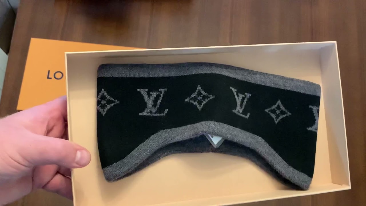 AUTHENTIC LOUIS VUITTON VIRGIL ABLOH HEADBAND EAR WARMER SOLD OUT