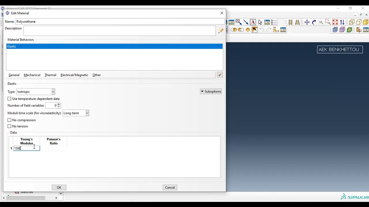 How to create and use your own materials library in abaqus 2017 1 YouTube