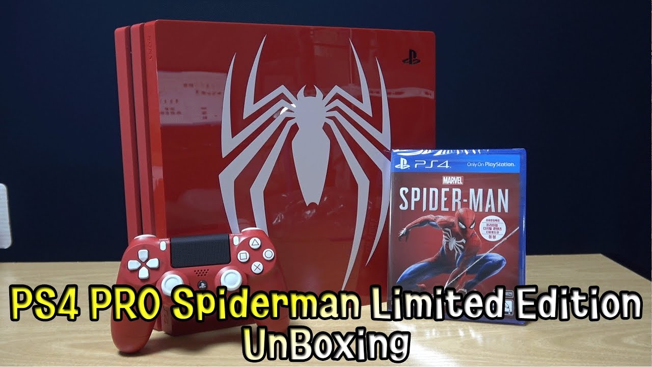 UNBOXING] PS4 PRO SPIDERMAN LIMITED EDITION - YouTube