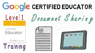 Google Docs Sharing: Certified Educator Level 1 Training