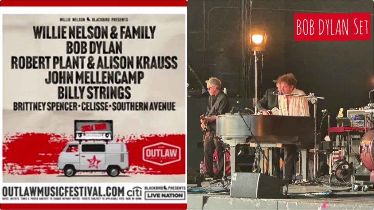 Bob Dylan Charlotte June 22, 2024 First full show audio recording of the Outlaw Music Fest