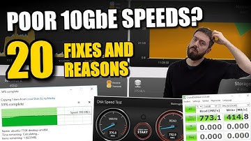 20x 10GbE FIXES, CHECKS and REASONS for Slow Speeds