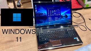 Installing windows 11 on a High End Core 2 Duo laptop