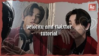 Smooth Twixtor and Velocity tutorial | after effects