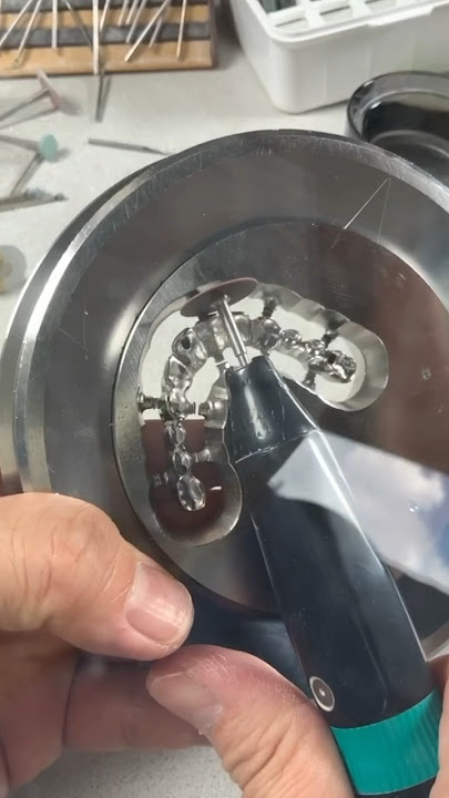 Removing a Milled Metal Framework #dental #dentist #smile #shorts #short #shortvideo #shortsvideo