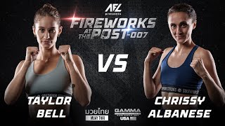 Taylor Bell Vs Chrissy Albanese Full Fight | AFL Promotions | Muay Thai | Fight Night | NYC