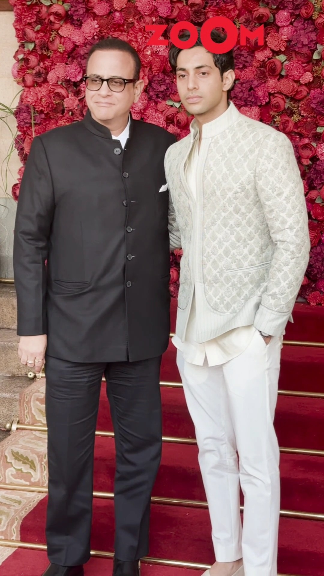 Agastya Nanda ARRIVES with dad Nikhil Nanda at Aadar-Alekha's wedding ? #aadaralekhawedding