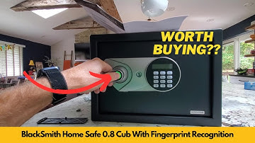 Worth It? BlackSmith Home Safe 0.8 Cub Biometric Safe Box Fingerprint Recognition Security Safe