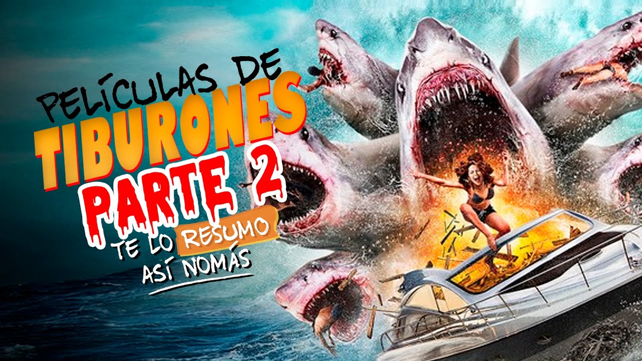 ⁣3 Películas De Tiburones | Tiburón Con 5 Cabezas y El Tiburón De Arena | #TeLoResumo