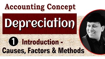 Depreciation Introduction, Causes & Methods in Easiest way by CA Santosh Jain