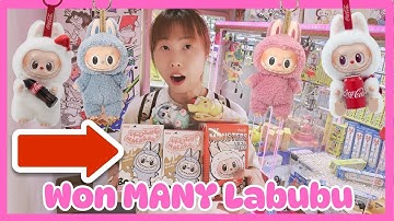 So MANY Labubu Caught from a Claw Machine in Singapore?! For Real?! #clawmachine #labubu #singapore