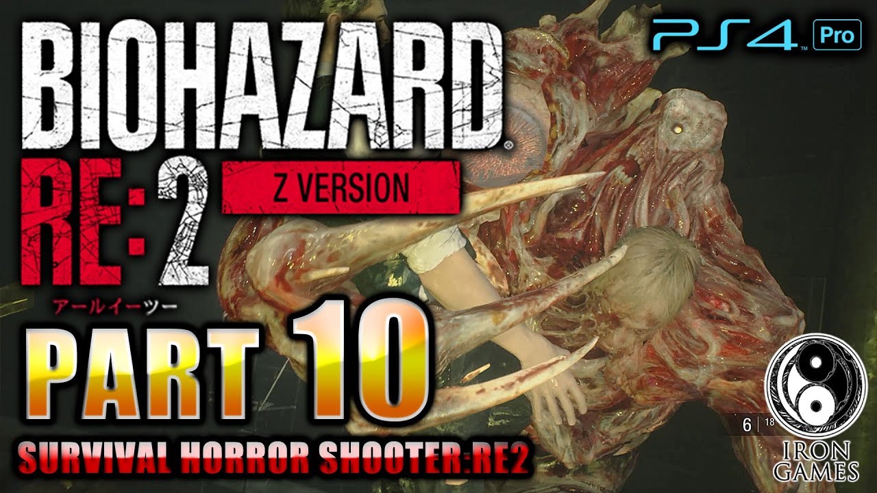 #10【BIOHAZARD RE:2】HARDCORE難易度でのレオンvsG第二形態！裏編NEST攻略ツアー【バイオハザードRE:2】