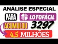 ANÁLISE PARA LOTOFÁCIL 3297