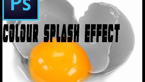 Adobe Photoshop CC Tutorial - Color Splash Effect (For Beginners)