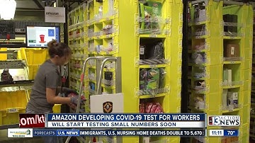 Amazon developing COVID-19 test for workers