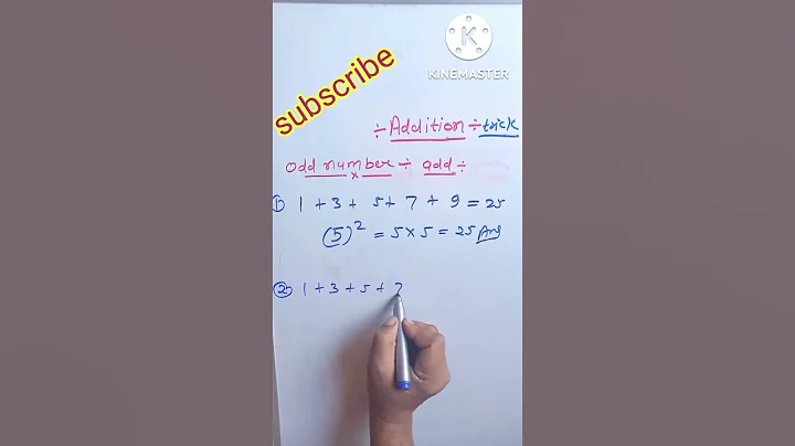 addition trick।।odd number addition।।#fast trick#math