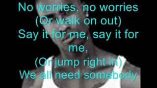 Miniatura del video "Simon Webbe- No worries with lyrics"