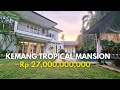 RUMAH MEWAH DI KEMANG HALAMAN LUAS BANGET DESAIN MINIMALIS TROPICAL