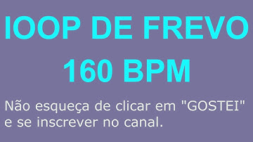 LOOP DE FREVO--BATERIA E PERCUSSÃO #160 BPM Download na descrição do vídeo #