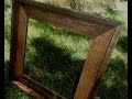 simple pallet wood picture frame build