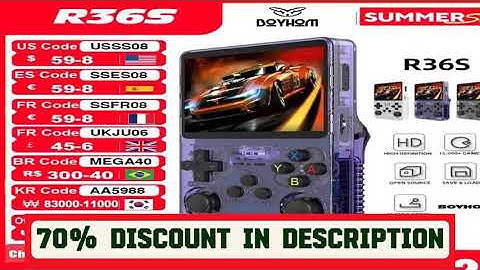 A must-have product! Open Source R36S Retro Handheld Video Game Console Linux System 3.5 Inch IPS