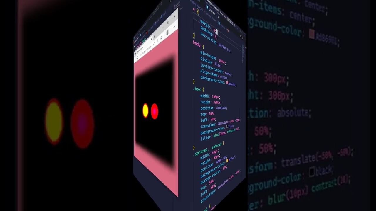 Sphere Loader | HTML CSS | THINHPHAM #shorts