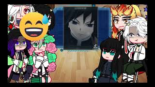 Kin-no-tmansushi react to giyuu tomioka [read description][ships] finished [MY AU] part 2/?