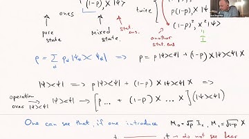 Ilya Sinayskiy: Foundations of Theoretical and Computational Open Quantum Systems, Lecture 3
