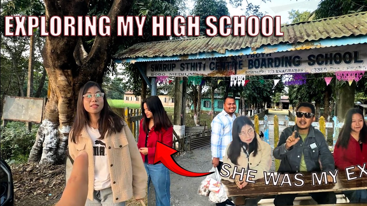 I Visited My Ex High School with My Classmates 😅 #inglishmaker