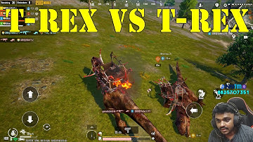 1 Vs 3 With T-REX - Saving SRB Teamates From T-REX #pubgmobile #passionofgaming