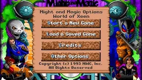 Might and Magic: World of Xeen CD-ROM intro w/Roland SCC-1 SoundCanvas board