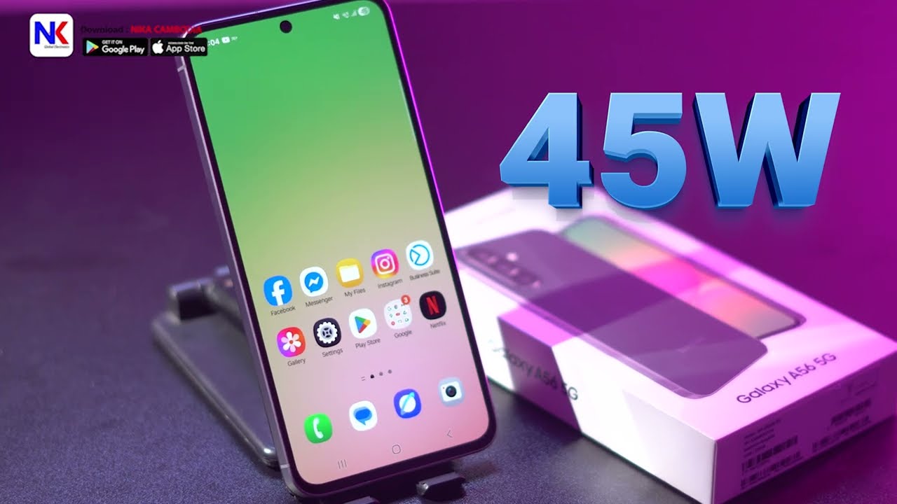 Samsung Galaxy A56 លេីកនេះកាន់តែល្អជាងមុនច្រេីន