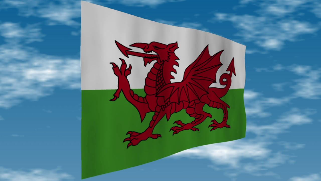 ウェールズの国旗 意味やイラストのフリー素材など 世界の国旗 世界の国旗