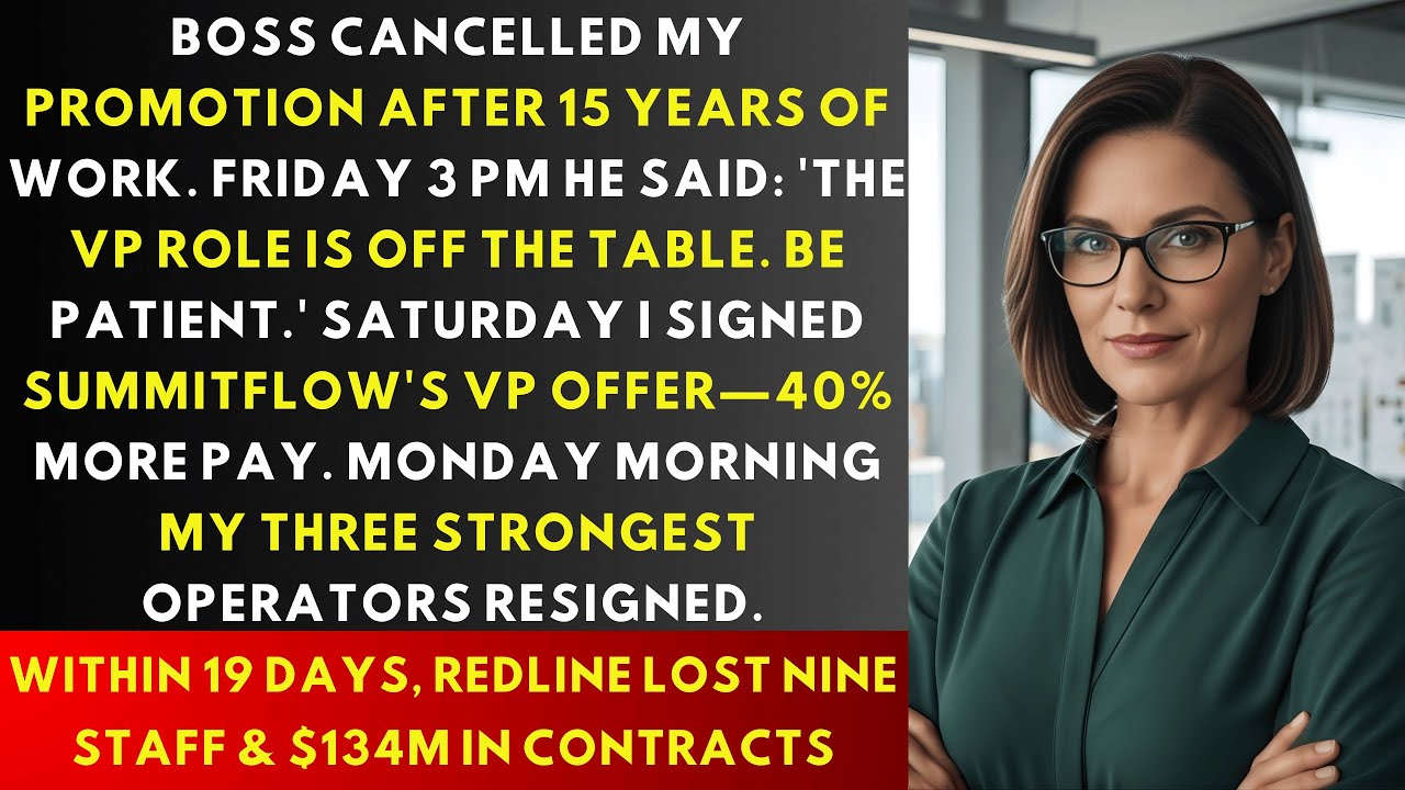 Boss CANCELLED My Promotion After 15 Years I Joined a Rival and His Top Staff Quit Corporate Revenge