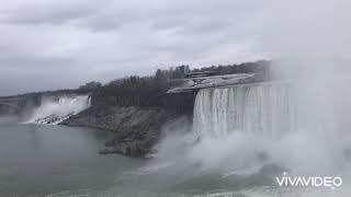 Канада. Ниагарский регион, Ниагарский водопад, январь 2021 года (1 часть)