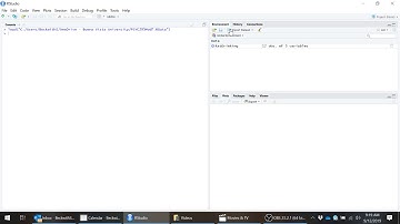 Importing data and opening a .RData file in R