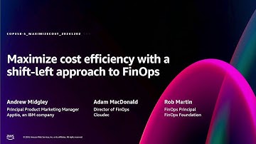 AWS re:Invent 2024 - Maximize cost efficiency with a shift-left approach to FinOps (COP358)