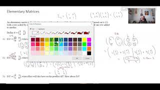Elementary Matrices