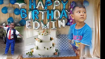 7th Happy birthday to my loving son Edwin.
